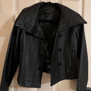 Bagatelle leather quilted jacket